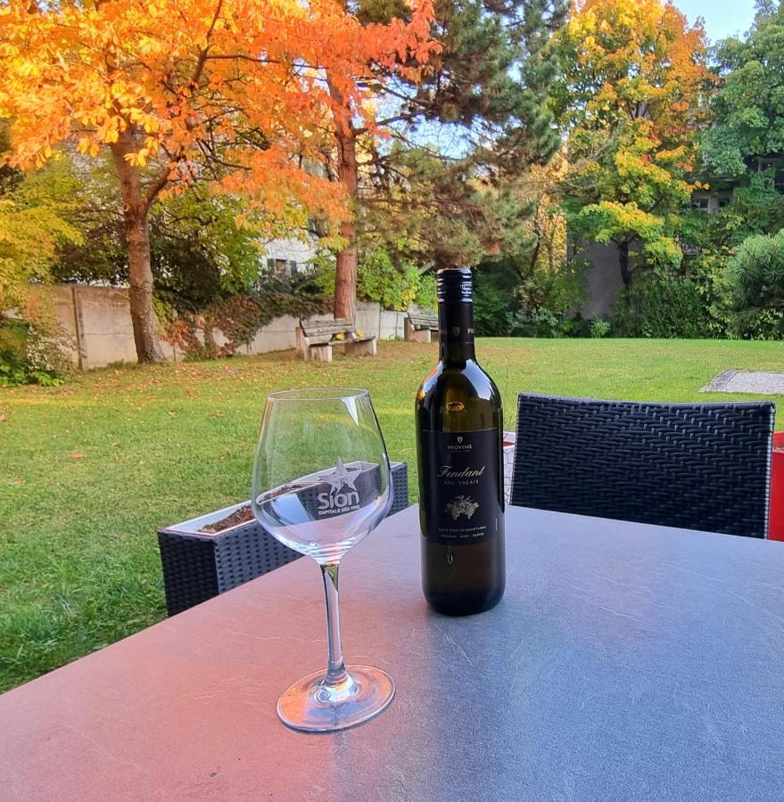 Appartement Avec Terrasse Sion Esterno foto